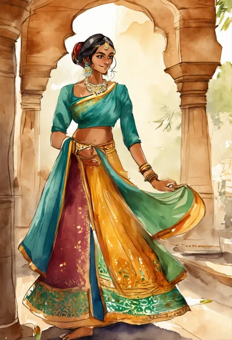 (masterpiece, best quality, realistic),
1girl, background, indian dress, dancing, intricate, dark green dress, gold, indian palace, india, indian person, banquet, crowd, picking up skirt, darker skin,
[slight smile],