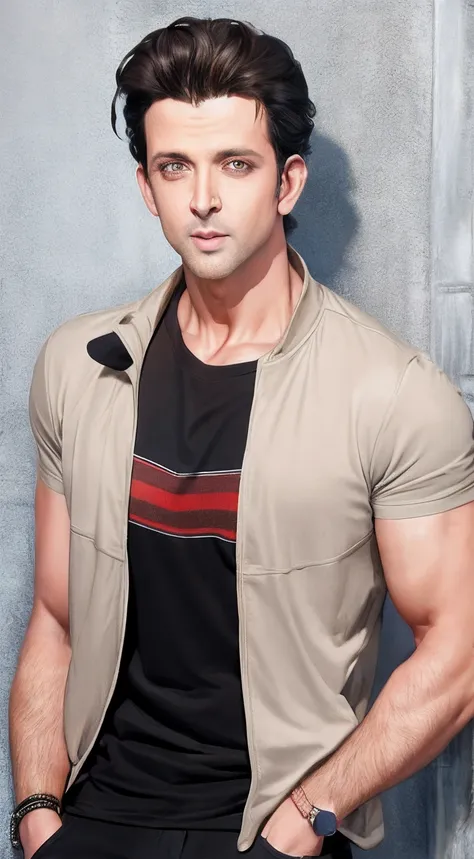 "Replace the face with the original CG of Hrithik Roshans face."