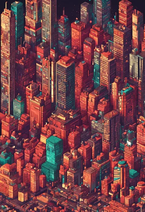 Pixel Art City