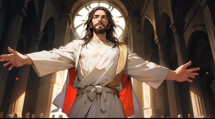 Image of jesus in high definition with open arms