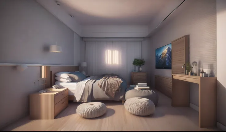 Realistic 3d style, highly detailed 3d rendering, highly detailed 3d rendering, realistic movie rendering, realistic afternoon lighting, high quality 3d rendering, high quality 3d rendering, realistic room, very realistic 3d rendering, realistic cinema 4d ...