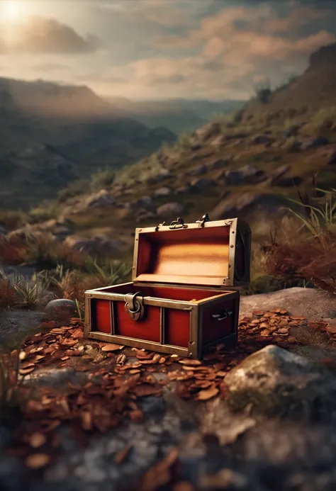 Empty treasure chest