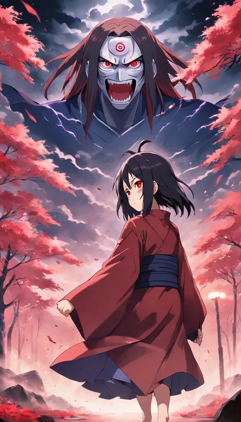 anime character,itachi,saringan,susanno