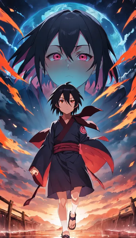 anime character,itachi,saringan,susanno