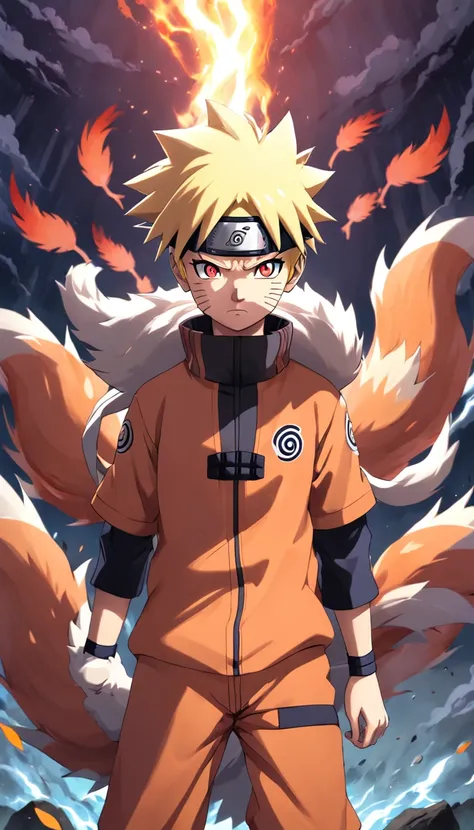 naruto,nine tailed fox.