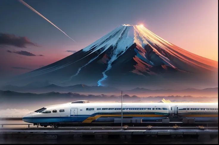 Mt. Fuji and the Shinkansen