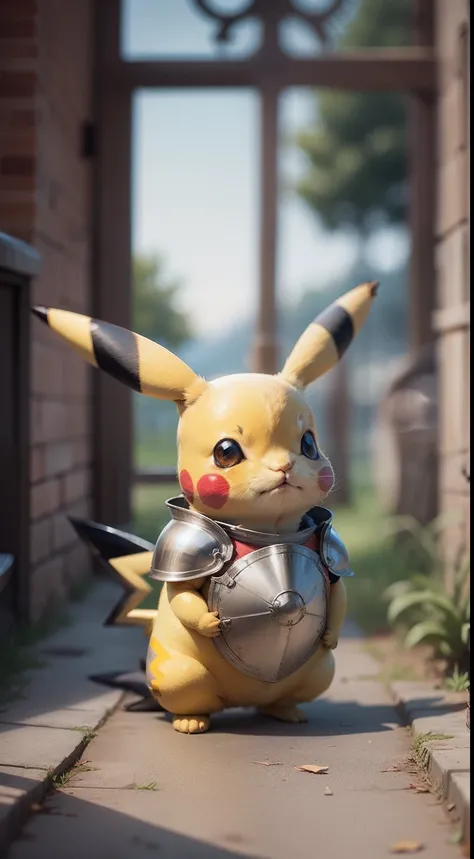 Pikachu in armor