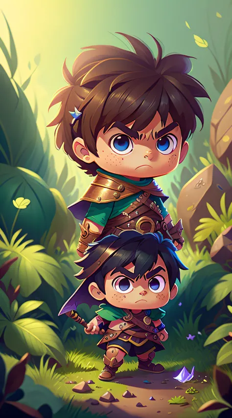 child warriors , pixar , estilo rpg