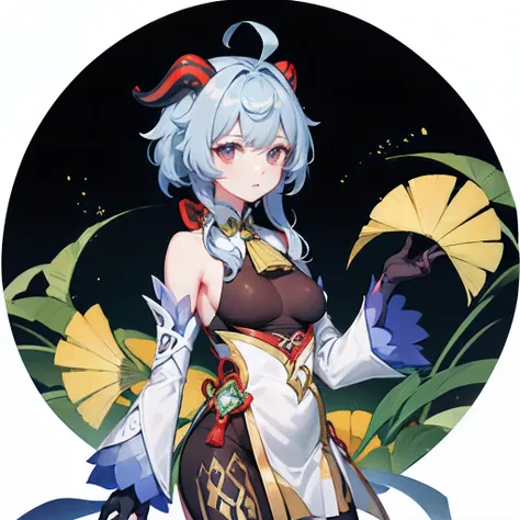 anime - style image of a woman with a fan and a dress, keqing from genshin impact, zhongli from genshin impact, onmyoji portrait, portrait knights of zodiac girl, genshin, ayaka genshin impact, onmyoji detailed art, onmyoji, genshin impact character, offic...