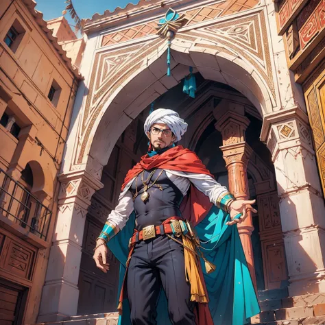 Moroccan super detailed hero in Marrakech