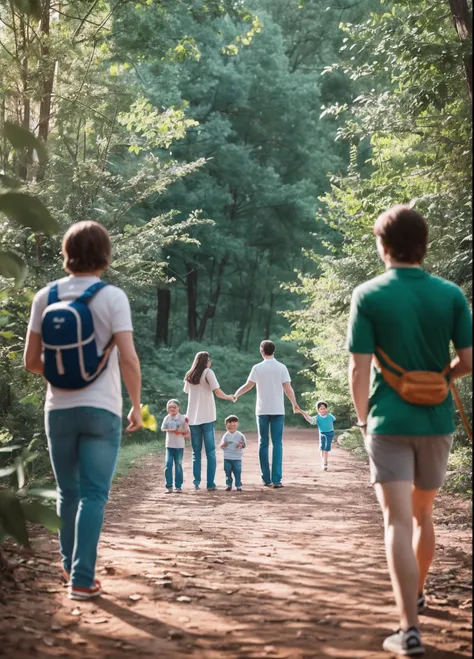 a modern inclusive family having fun together doing outdoor activities, award winng photography capturing moments in life, hyper realistic, ultra detailed, cinematic lighting, sharp focus, depth of field, 4k, happy memories, no text, wide shot, 70s family ...