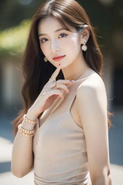 (((８K Very high resolution, high detailing, highly accurate, masutepiece))),Photography & realistic atmosphere,shinny skin,Beautiful skin,fine-grained white skin,Detailed face,Detailed eyes、Dark green eyes,Very pretty eyes,Detailed lips、very beautiful face...