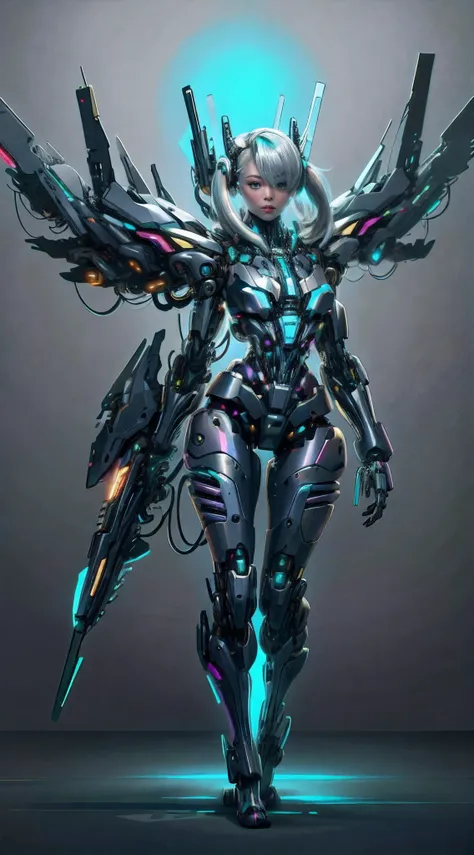 Un primer plano de una mujer con un traje futurista posando para una foto, biomechanical oppai, Oppai cyberpunk, Chica cyborg, Hermosa chica cyborg, linda chica cyborg, Perfecto anime cyborg mujer, Chica androide perfecta, Perfecto cyborg hembra, Chica fem...