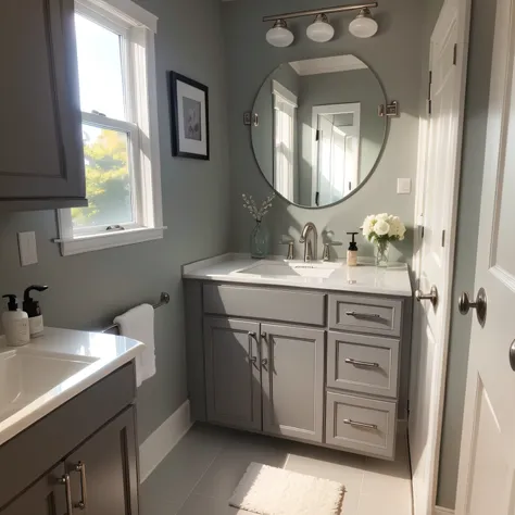 grey cabinets bathroom with decorating grey cabinet bathroom