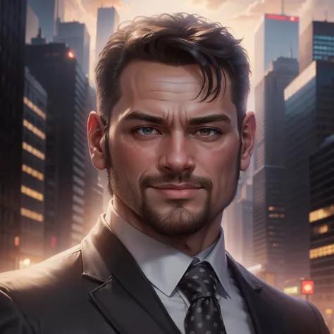 Yewyork city background with realistic handsome look 8k ultra