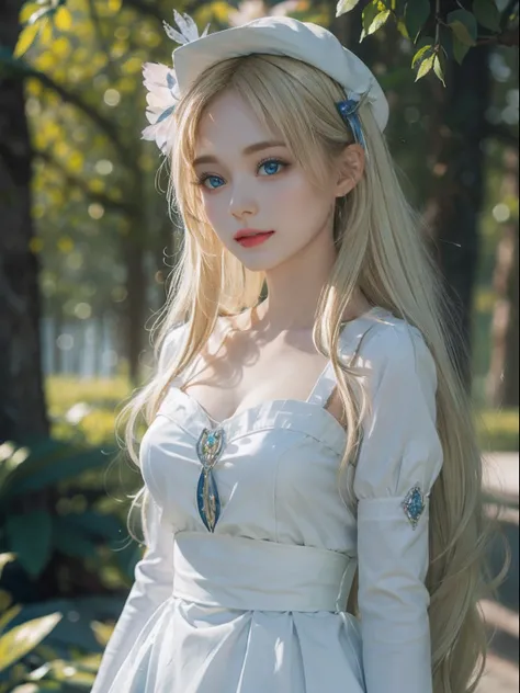 portlate、Alice in Wonderland、Blue sky、Bright and very beautiful face、Young shiny shiny white shiny skin、Best Looks、The most beautiful bright blonde hair in the world、finer hair、Super long silky straight hair、Beautiful bangs that shine、Glowing crystal clear...