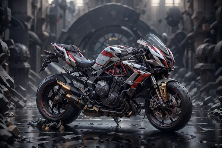 MV Agusta dragster f3 rc,side view, 3d render, 3D product render style, finely detailed, new objectivity, ue 5, a computer rendering, octane render, 3d art, 4k, 8 k artistic photography, award-winning photograph, trending on Artstation, Beautiful, 8k, a mo...