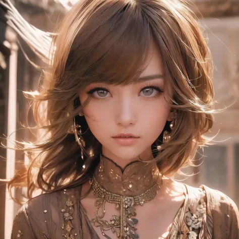 masutepiece, The highest image quality, High quality, Beautiful japanese girl, Cute, Intaglio idle diagram, Detailed, Detailed eyes, Detailed skin, Beautiful skin, 超A high resolution, (reality: 1.4),Very beautiful, Slightly younger face, Beautiful skin, sl...