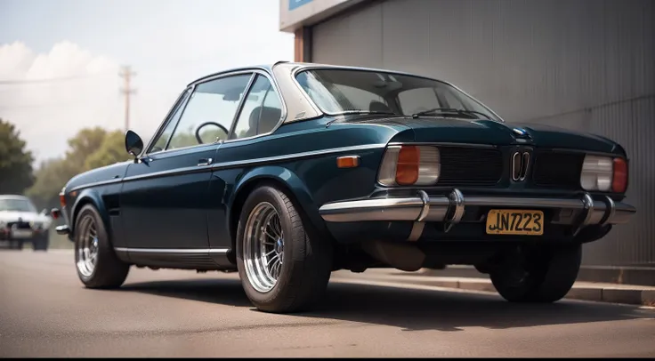 Best quality, masterpiece, (photorealistic:1.4), RAW photo, 8k image of iconic "BMW 2002". The (((BMW 2002))) is a compact car that has become an emblem of the brand and a benchmark in the history of sports cars. Its design and performance capture the esse...