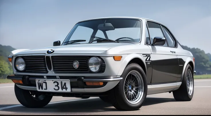 Best quality, masterpiece, (photorealistic:1.4), RAW photo, 8k image of iconic "BMW 2002". The (((BMW 2002))) is a compact car that has become an emblem of the brand and a benchmark in the history of sports cars. Its design and performance capture the esse...