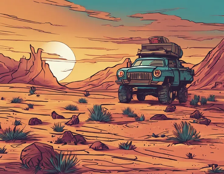 MAN IN THE DESERT, CARTOONS