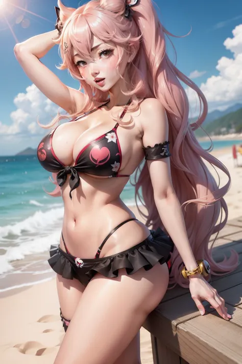 Junko Enoshima in bikini