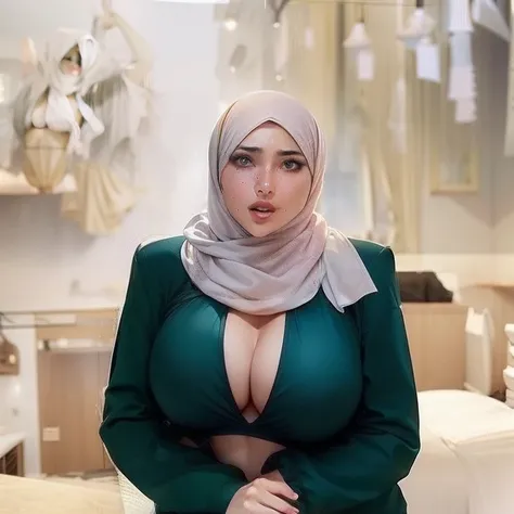 Boob with no bra hijab