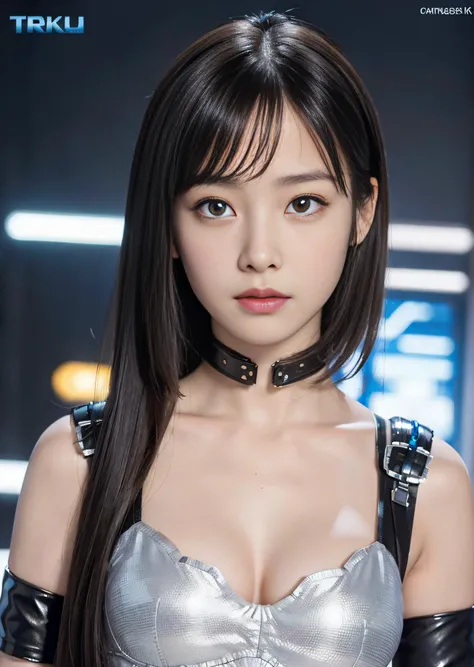 NSFW,((top-quality、in 8K、​masterpiece:1.3))Wearing a silvery-white mech，Girl with a delicate face，The highest image quality，ultraclear，Facial features are delicate and clear，Armageddon，machine arms，exquisitedetails，(cammel toe)、Mechanical pattern,cyberpunk...