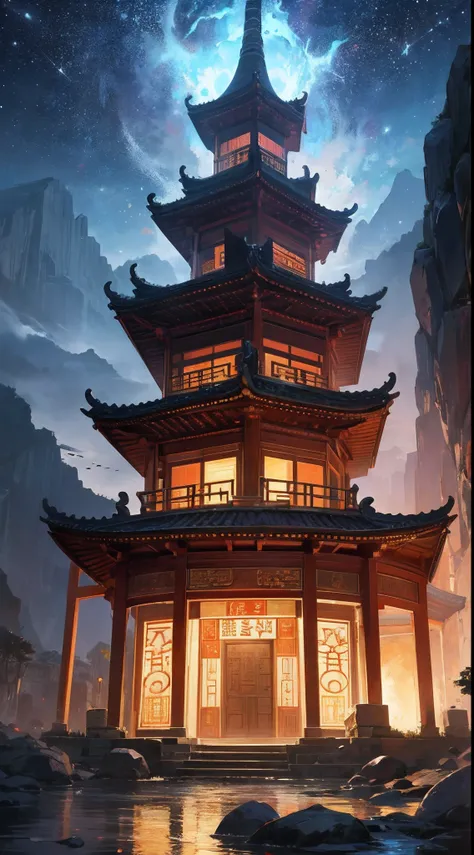 An ancient building standing at the foot of the mountain, with a history of over 700 years. It is a magnificent Taoist temple surrounded by thick stone walls. The walls are inscribed with complex runes and spells, suppressing countless fierce demons. At ni...