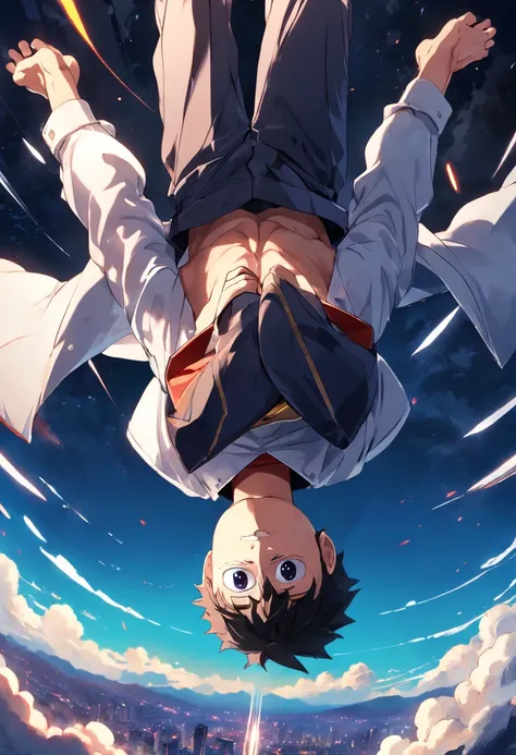 Top Quality Upside Down High School Boy Handsome Aerial