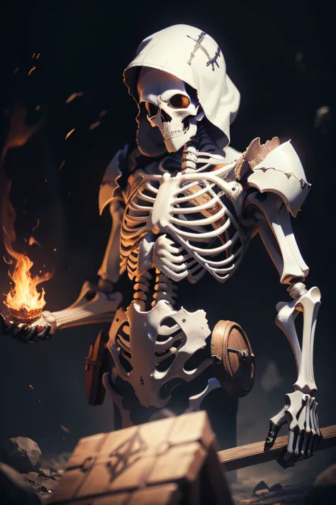 skeleton , items and skill images on slides