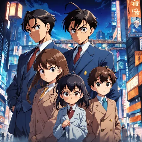 Family portrait of Detective Conan