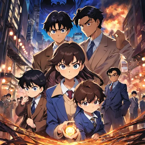 Family portrait of Detective Conan