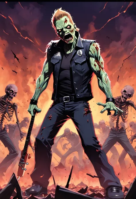 Metallica james hetfield zombie style