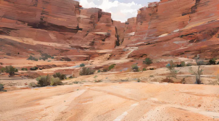 Hot and dry dangerous canyons, Detailed, Clear