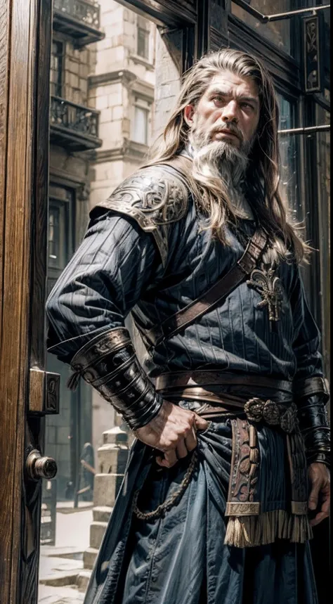 um homem, viking