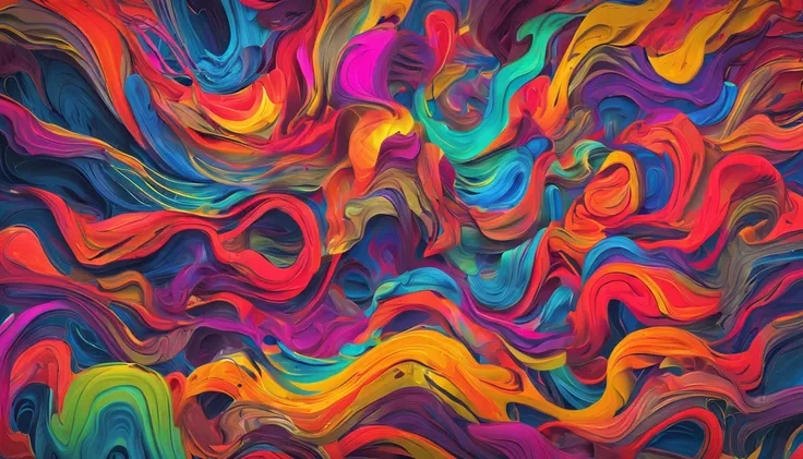 A colorful painting