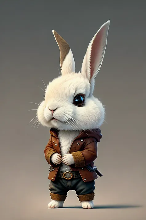 cbzbbb: 1.25), (rabbit), cbzbb, cute little, Tiny, baby, Beautiful fece, Fantasyart, devian art, trend artstation, digitalart, the detail, reallistic, humanoide, charicature, Tiny, cinematic shot, Cinematic portrait of a rabbit, cute character,Fantastical、...