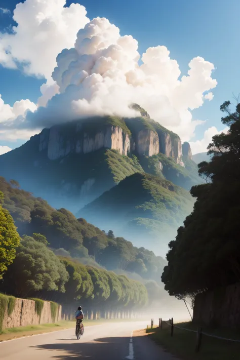 Anjos poderoso no ceu entre as nuvens realismo original