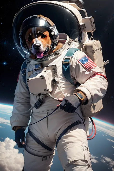 dog astronaut