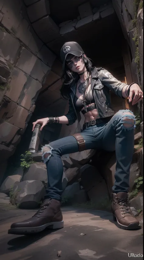 Caveira rock in rool,uhd,Best Definition,muito bem detalhada.