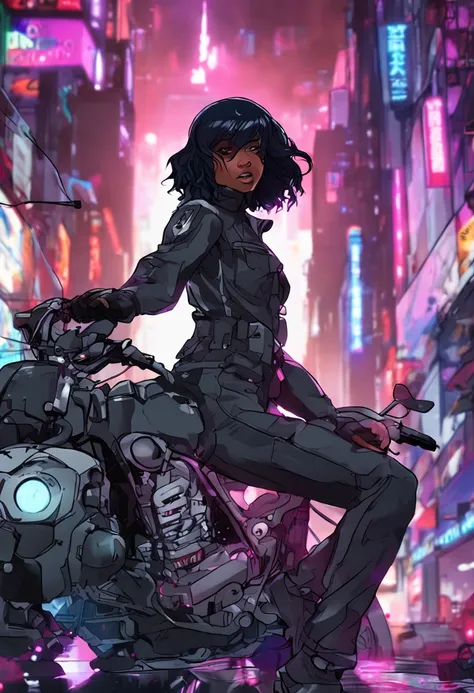 Black Girl as Motoko Kusanagi 《SHell》Ghosts in 