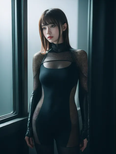 3D, A beautiful cyberpunk female image,hdr（HighDynamicRange）,Ray traching,NVIDIA RTX,Hyper-Resolution,Unreal 5,Subsurface scattering、PBR Texture、post-proces、Anisotropy Filtering、depth of fields、maximum definition and sharpness、Many-Layer Textures、Albedo e ...