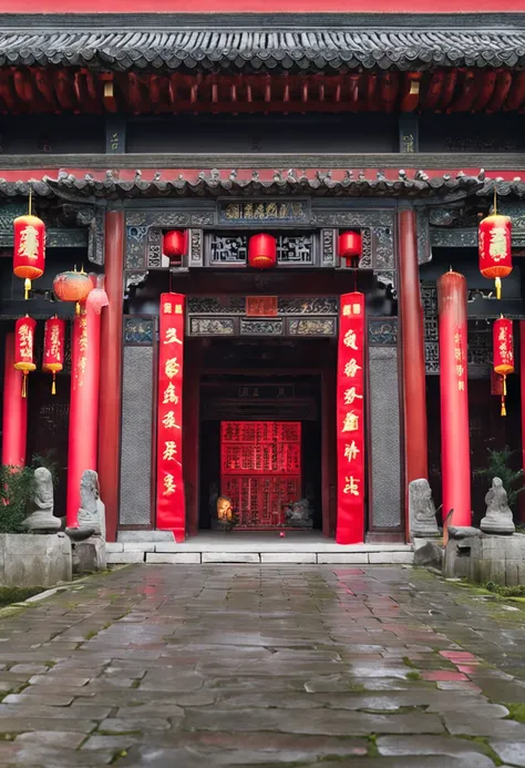 Huge and ancient city gate, the city gate says Weihui Mansion, a moat in front of the gate, there are many, many people in Hanfu walking around