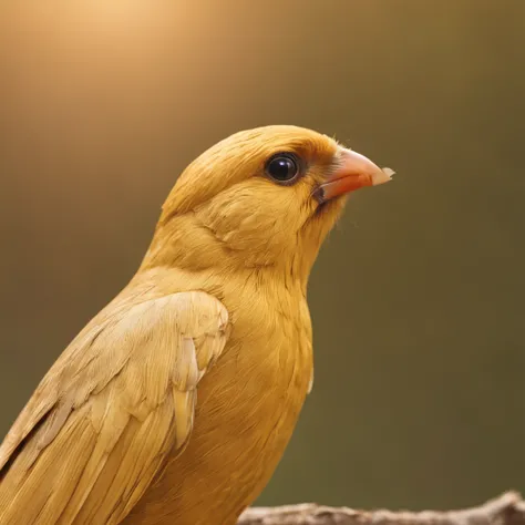 "Cute golden bird animated image in Disney movie style，Wearing a cute hood，Presents an extremely detailed picture，Depth detection shows 8K level quality。"