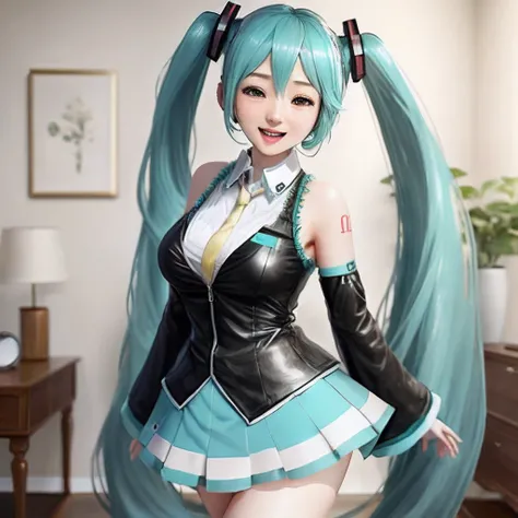 Big breasts Hatsune Miku，浴室