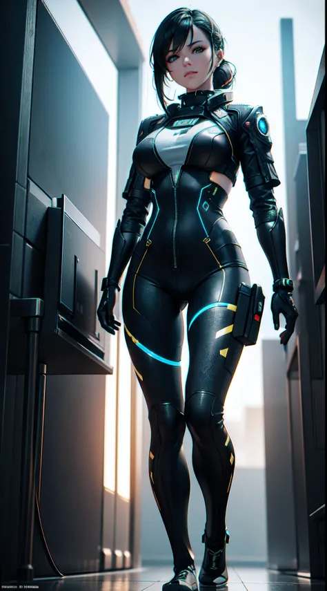 ((Best quality)), ((masterpiece)), (detailed:1.4), 3D, an image of a beautiful cyberpunk female,HDR (High Dynamic Range),Ray Tracing,NVIDIA RTX,Super-Resolution,Unreal 5,Subsurface scattering,PBR Texturing,Post-processing,Anisotropic Filtering,Depth-of-fie...