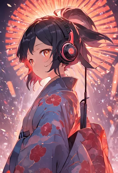 headphones、Innovative kimono、Modern Girls