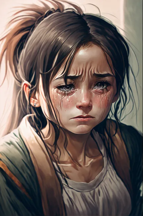 Athena crying