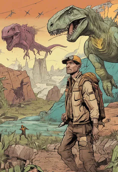 In the not-too-distant future, a Dra. Emma Turner, a renowned paleontologist, developed a revolutionary time machine, a "ChronoExplorer". She has assembled a team of fearless scientists and adventurers to embark on a daring expedition in time: back to the ...